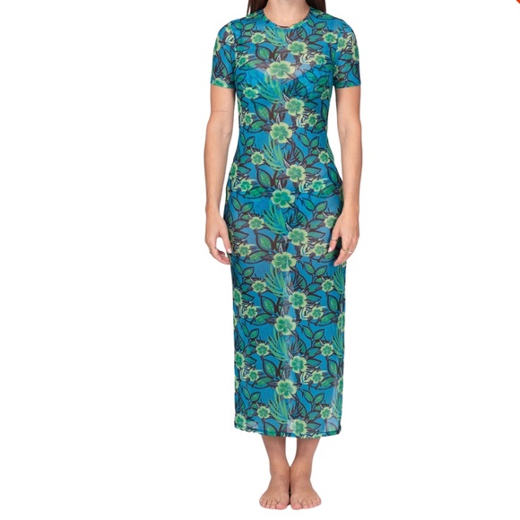Naha mesh maxi floral dress - Picture 1 of 10